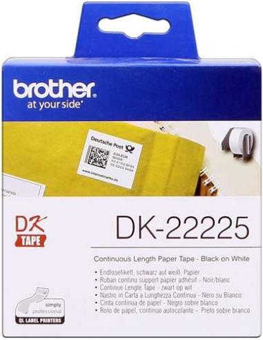 CINTA PAPEL CONTINUA BROTHER BLANCA 38mm 30.48M (DK22225)