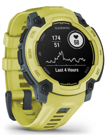 SMARTWATCH GARMIN INSTIN E 45MM AMARILLO CORREA SILICONA AMARILLA