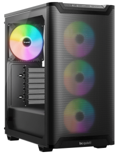CAJA BEQUIET PURE BASE 501 LX 4XVENT 140 MM S/N NEGRO