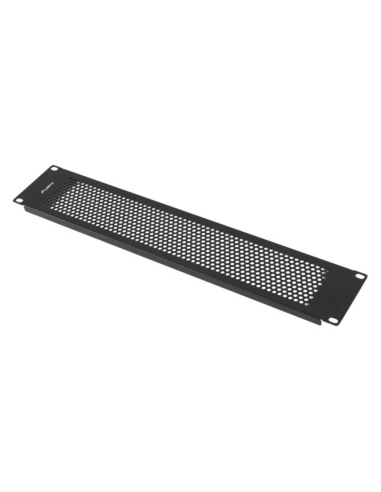PANEL CIEGO LANBERG 2U 19" PERFORADO NEGRO