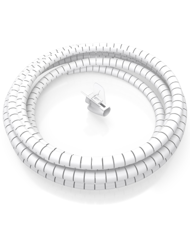 ORGANIZADOR CABLE AISENS EN ESPIRAL 25MM BLANCO 1.0M