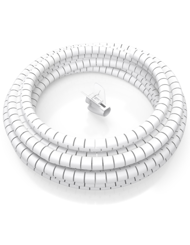 ORGANIZADOR CABLE AISENS EN ESPIRAL 25MM BLANCO 2.0M