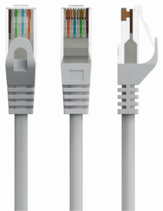 CABLE RED GEMBIRD UTP CAT6 1,5M COBRE GRIS