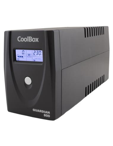SAI COOLBOX 800VA GUARDIAN3 LCD 480W 2 SCHUKOS COO-SAIGD3-800