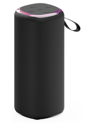 ALTAVOZ PORTATIL GEMBIRD SPK-BT-LED-08L 10W BT NEGRO LUZ LED
