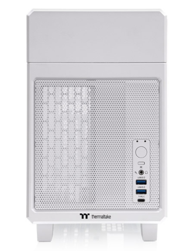 CAJA THERMALTAKE TR100 MINI-ITX USB 3.2 Type-C x 1 USB 3.0 x 2 SN FUENTE BLANCO