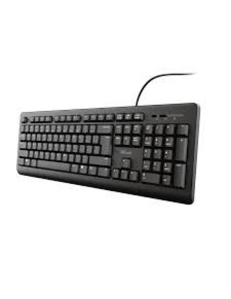 TECLADO TRUST USB TK-150 SILENCIOSO NEGRO 23982