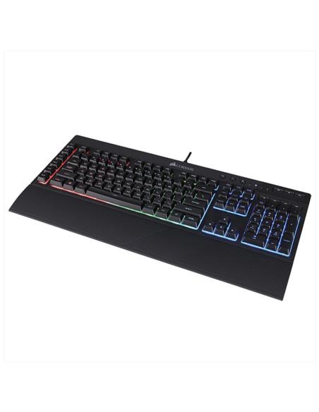 TECLADO CORSAIR USB K55 RGB PRO GAMING REPOSAMUNECA EXTRAIBLE