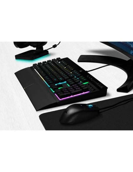 TECLADO CORSAIR USB K55 RGB PRO GAMING REPOSAMUNECA EXTRAIBLE
