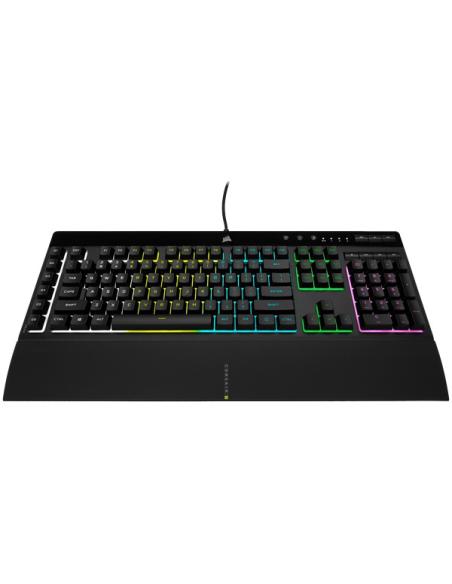 TECLADO CORSAIR USB K55 RGB PRO GAMING REPOSAMUNECA EXTRAIBLE