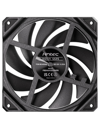 VENTILADOR CAJA ANTEC NOVA 3X VENT 120MM NEGRO