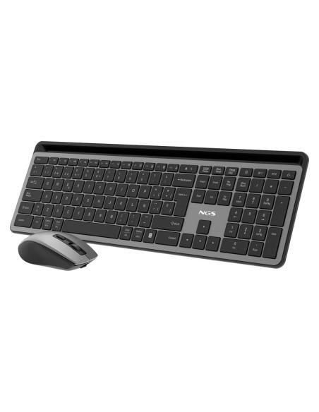 TECLADO NGS RATON ECLIPSE KIT INALAMBRICO MULTIMODO RECARGABLE USB-C