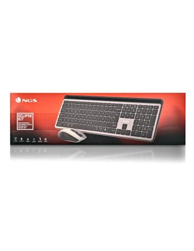 TECLADO NGS RATON ECLIPSE KIT INALAMBRICO MULTIMODO RECARGABLE USB-C