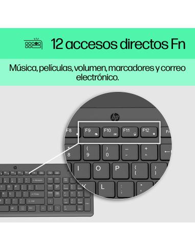 TECLADO HP 150 USB-A NEGRO 664R5AA