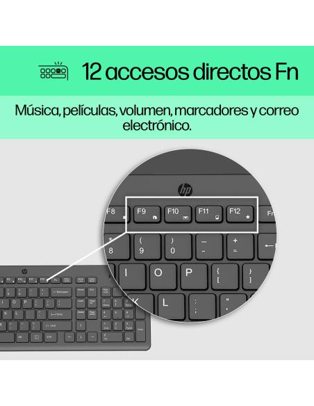 TECLADO HP 150 USB-A NEGRO 664R5AA