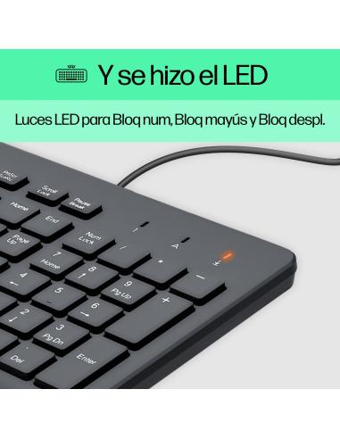 TECLADO HP 150 USB-A NEGRO 664R5AA