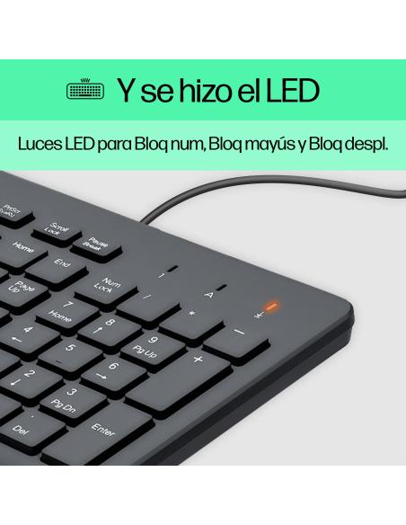 TECLADO HP 150 USB-A NEGRO 664R5AA