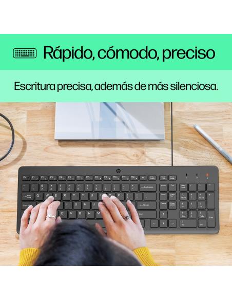 TECLADO HP 150 USB-A NEGRO 664R5AA