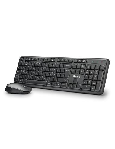 TECLADO NGS RATON HARMONY KIT INALAMBRICO MULTIMEDIA SILENCIOSO