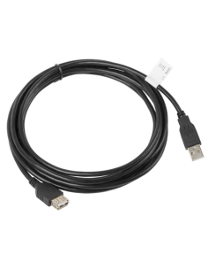 CABLE ALARGADOR LANBERG USB 2.0 MACHO HEMBRA 3M NEGRO