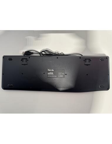 TECLADO NGS SPECTRA USB ULTRASLIM SILENCIOSO MULTIMEDIA NEGRO