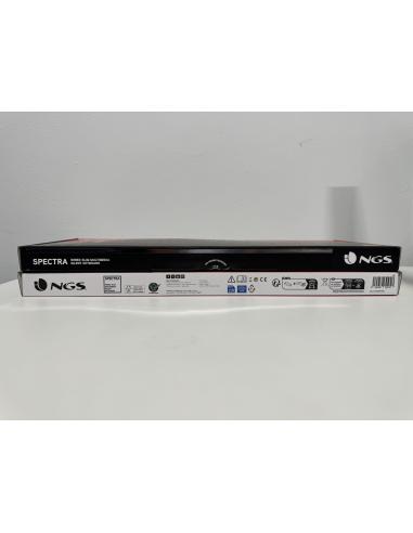TECLADO NGS SPECTRA USB ULTRASLIM SILENCIOSO MULTIMEDIA NEGRO