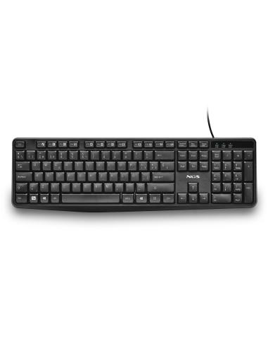 TECLADO NGS FUNKY V4 USB 12 TECLAS MULTIMEDIA NEGRO