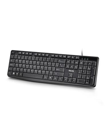 TECLADO NGS FUNKY V4 USB 12 TECLAS MULTIMEDIA NEGRO
