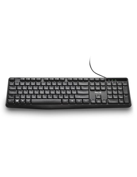 TECLADO NGS FUNKY V4 USB 12 TECLAS MULTIMEDIA NEGRO