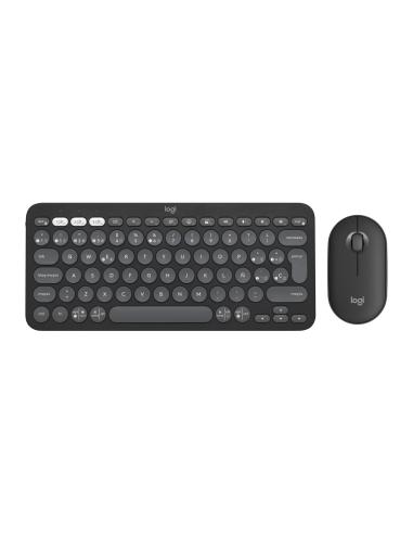 TECLADO LOGITECH INALAMBRICO KIT TR PEBBLE 2 COMBO BT 920-012227