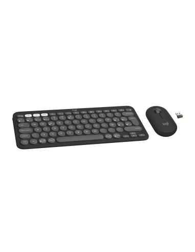 TECLADO LOGITECH INALAMBRICO KIT TR PEBBLE 2 COMBO BT 920-012227