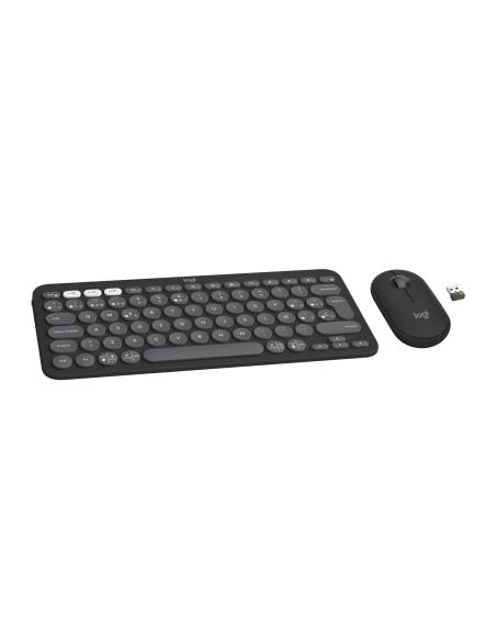 TECLADO LOGITECH INALAMBRICO KIT TR PEBBLE 2 COMBO BT 920-012227