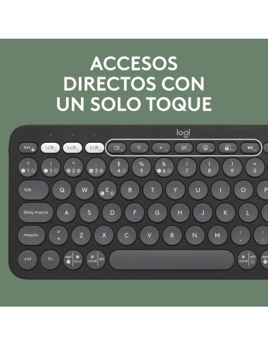 TECLADO LOGITECH INALAMBRICO KIT TR PEBBLE 2 COMBO BT 920-012227