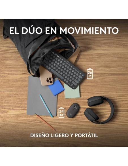 TECLADO LOGITECH INALAMBRICO KIT TR PEBBLE 2 COMBO BT 920-012227