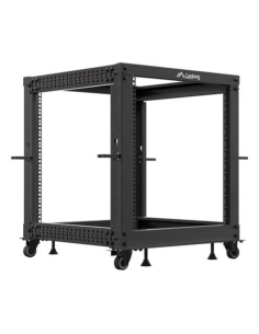 ARMARIO LANBERG ABIERTO RACK 19" 12U 600X600 AJUSTABLE HASTA 1100 NEGRO
