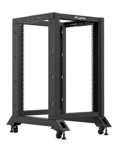 ARMARIO LANBERG ABIERTO RACK 19" 18U 600X800 NEGRO