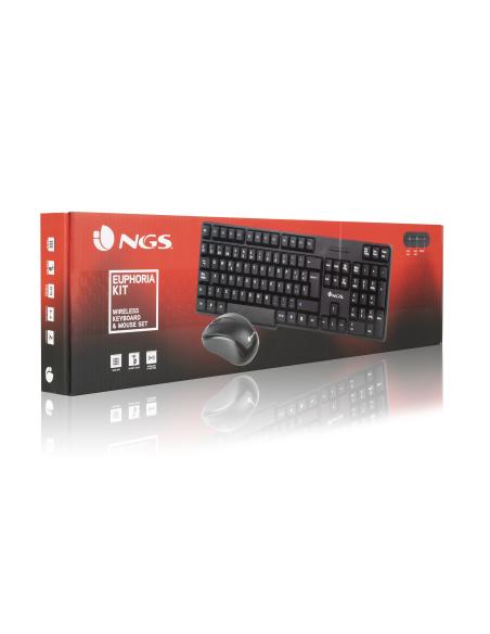 TECLADO NGS RATON EUPHORIA KIT INALAMBRICO
