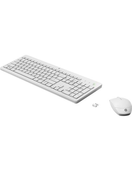 TECLADO HP RATON 230 INALAMBRICO BLANCO 3L1F0AA