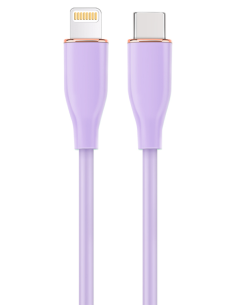 CABLE DE CARGA Y DATOS GEMBIRD USB TIPO-C A 8 CLAVIJAS 1,5 M VIOLETA