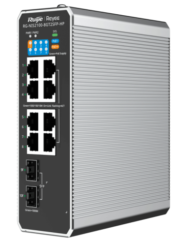SWITCH RUIJIE REYEE RG-NIS2100-8GT2SFP-HP