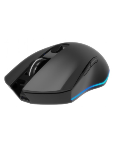 RATON GAMING GEMBIRD RGB INALAMBRICO RECARGABLE DE 6 BOTONES "FIREBOLT" NEGRO