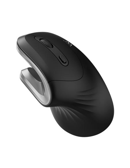 RATON EWENT VERTICAL ERGONOMICO INALAMBRICO / 6 BOTONES Y RUEDA / 3200 DPI / 2.4 Ghz / EW3154