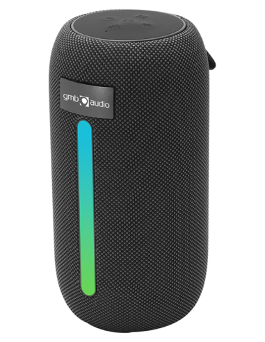 ALTAVOZ PORTATIL GEMBIRD 8W BT LED RGB NEGRO