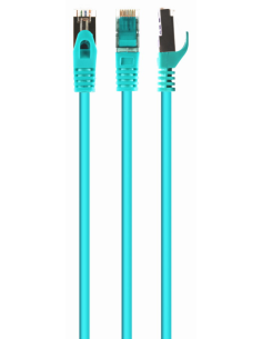 CABLE RED GEMBIRD S/FTP CAT.6A LSZH 0,25M VERDE