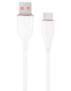 CABLE DE CARGA Y DATOS GEMBIRD USB TIPO C DE SILICONA PREMIUM 1,5 MBLANCO