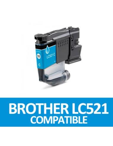 TINTA GENERICA BROTHER CYAN / DCP-J1260W / DCP-J1310DW / DCP-J1360DW (500 PAG.) (LC521C-GE)