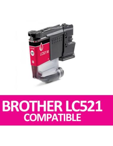 TINTA GENERICA BROTHER MAGENTA / DCP-J1260W / DCP-J1310DW / DCP-J1360DW (500 PAG.) (LC521M-GE)