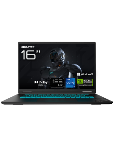 PORTATIL GIGABYTE A16 CWHI3ES864SH I7-13620H 32GB 1TB RTX5070 16"WUXGA W11H