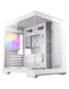 CAJA ANTEC CX60M ARGB MATX BLANCO 2XVENT REV 120 MM 1X120MM 2XUSB SN FUENTE