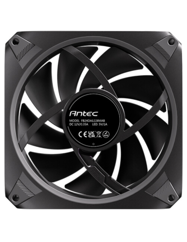 VENTILADOR CAJA ANTEC ORBIT ARGB 3X VENT REVERSE 120MM RGB NEGRO